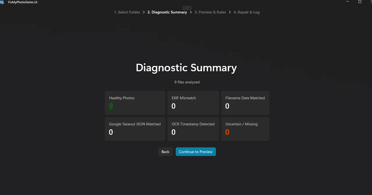 Fix My Photo Dates screenshot 1 of 4