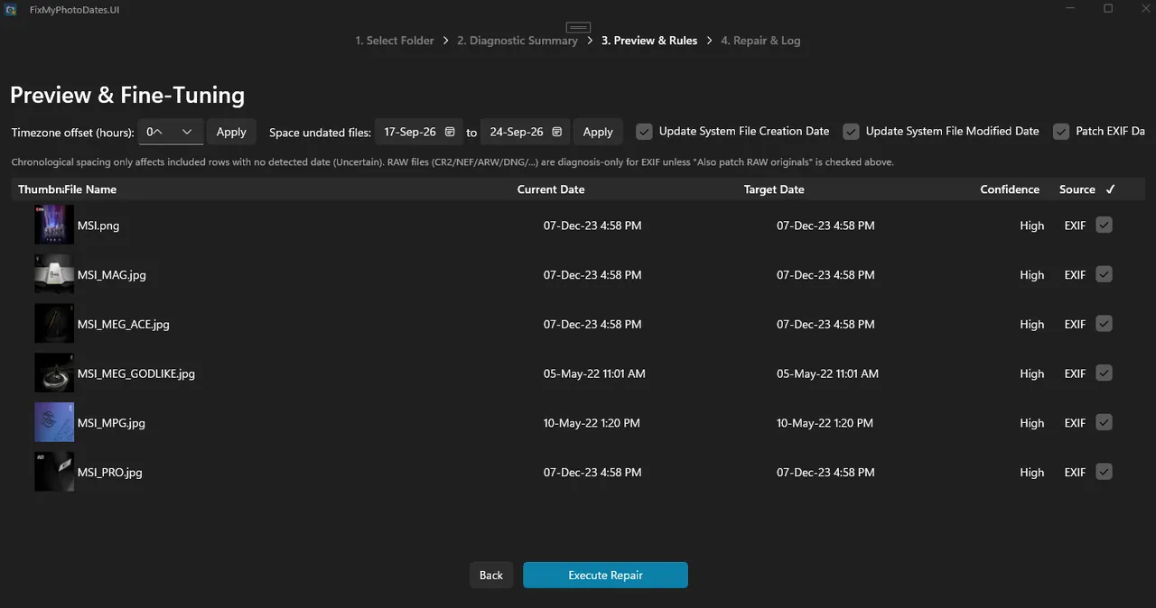 Fix My Photo Dates screenshot 3 of 4