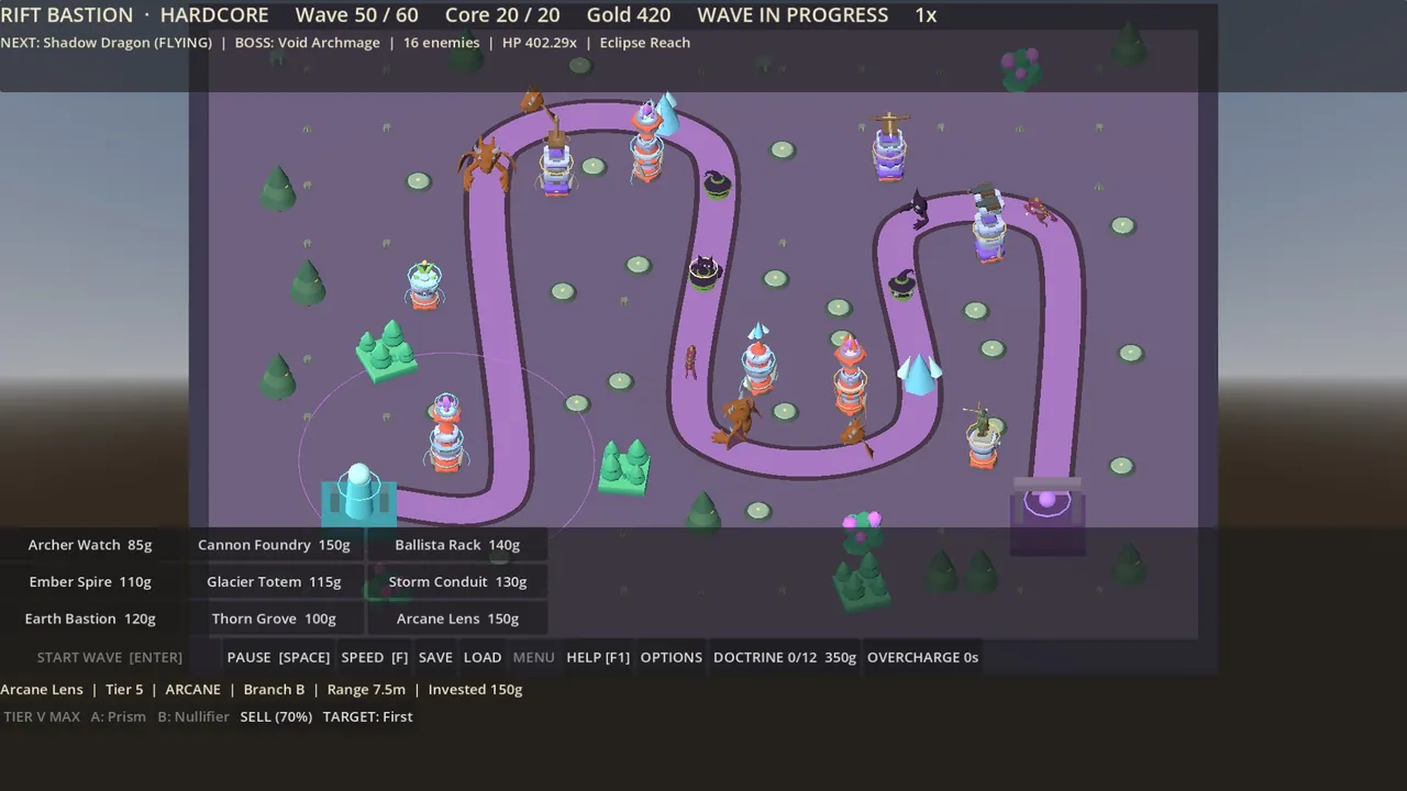 Tower Defence Riftward screenshot 1 of 3